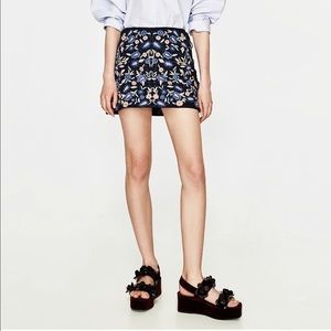 Zara Embroidered Skirt